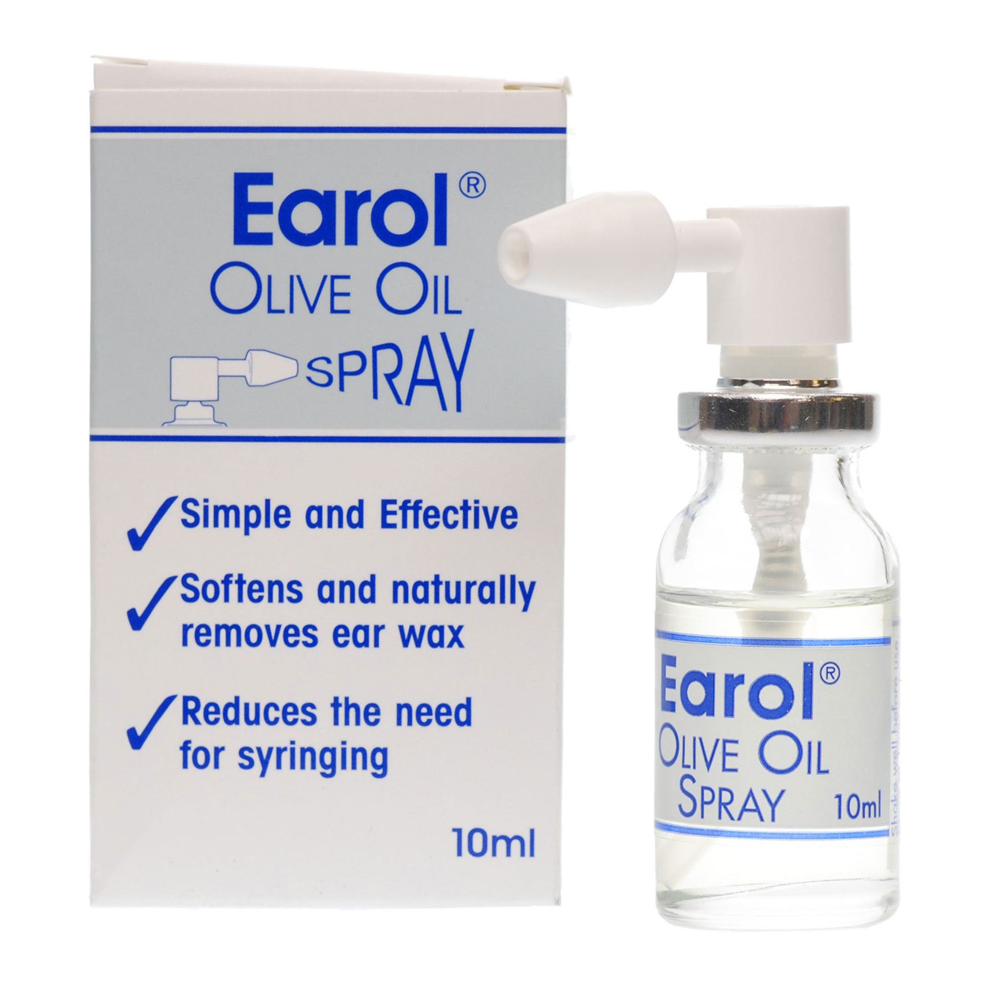 Earol Olive Oil Blocked Ear Spray 10ml - Multi Quantity | eBay